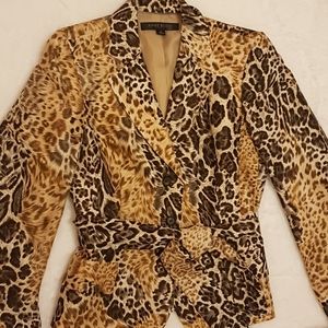 Size 2P Anne Klein 100% silk gorgeous suit. NWT